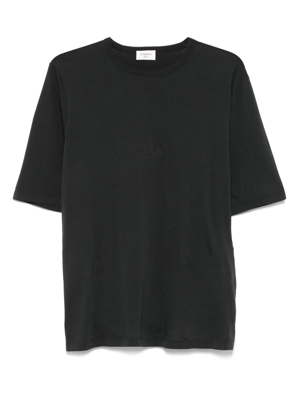 Saint セントローランロゴコットンTシャツ - Image 6