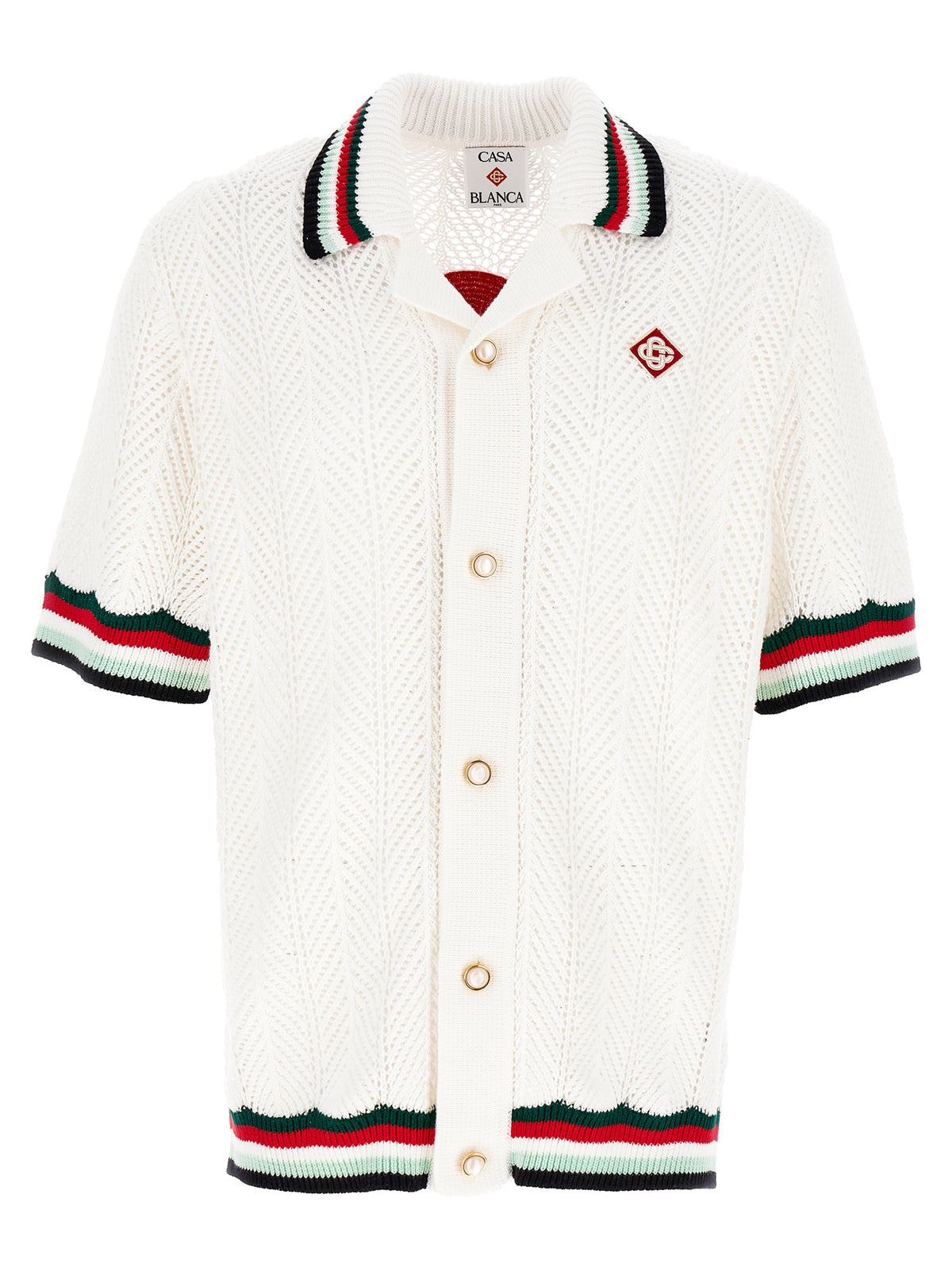 Casablanca カサブランカ「スポーティフェイククロシェ」シャツ - Image 6