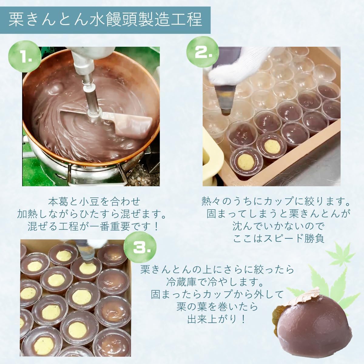 【Sweets Grand Prix Award Winner】Year-end Gift New Year Gift Ryoheidou Chestnut Kinton Water Manjuu Gift (6 pieces) Premium Japanese Confectionery Water Manjuu Souvenir Sweets Japanese Chestnuts