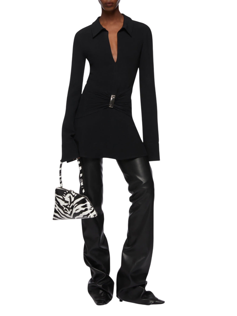 The Atticoブラックミニドレス - Image 6