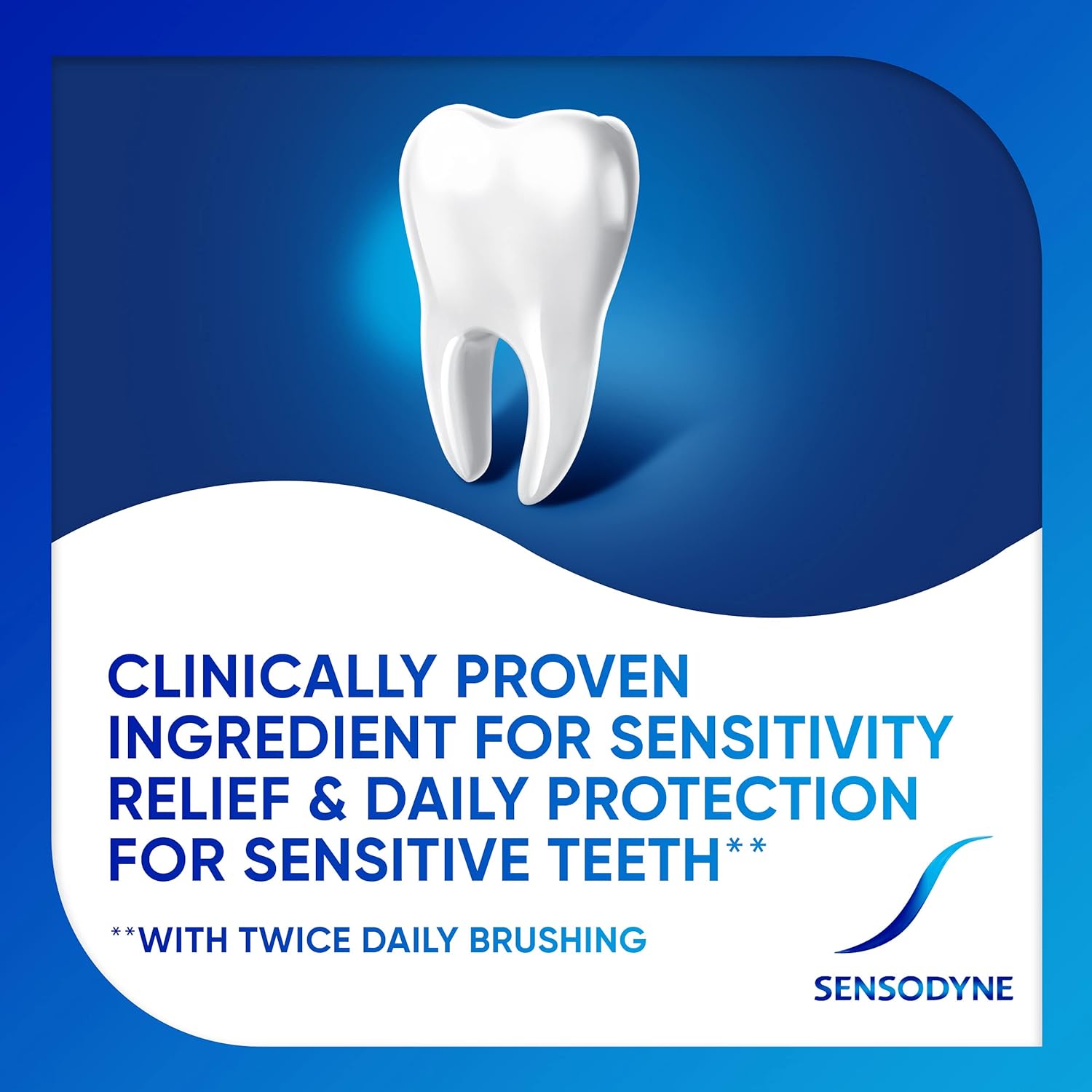 Sensodyne Repair and Protect - Pasta dental blanqueadora para dientes sensibles y prevención de caries, 3.4 onzas (paquete de 2)