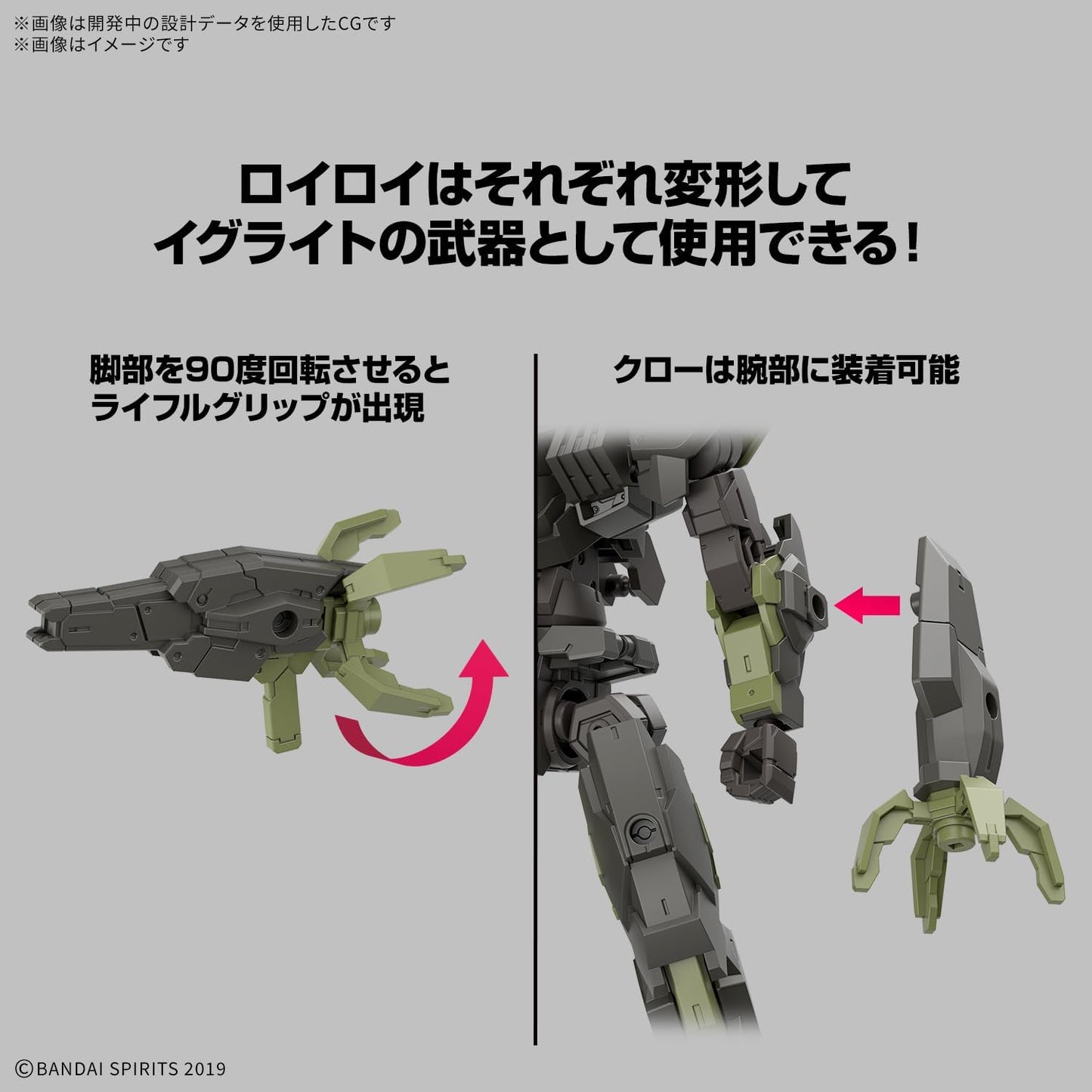 Bandai Spirits 30MM eEXM-40 Ignite 02 1/144 Scale Color-Coded Plastic Model Kit