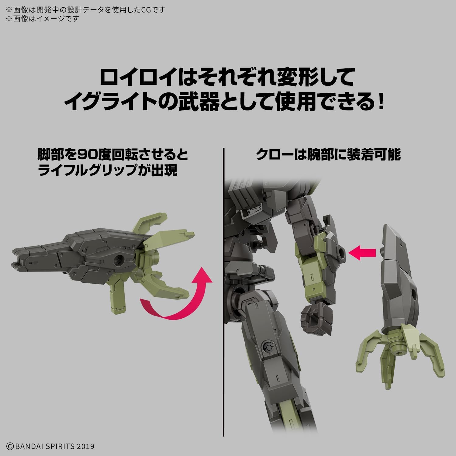 Bandai Spirits 30MM eEXM-40 Ignite 02 1/144 Scale Color-Coded Plastic Model Kit