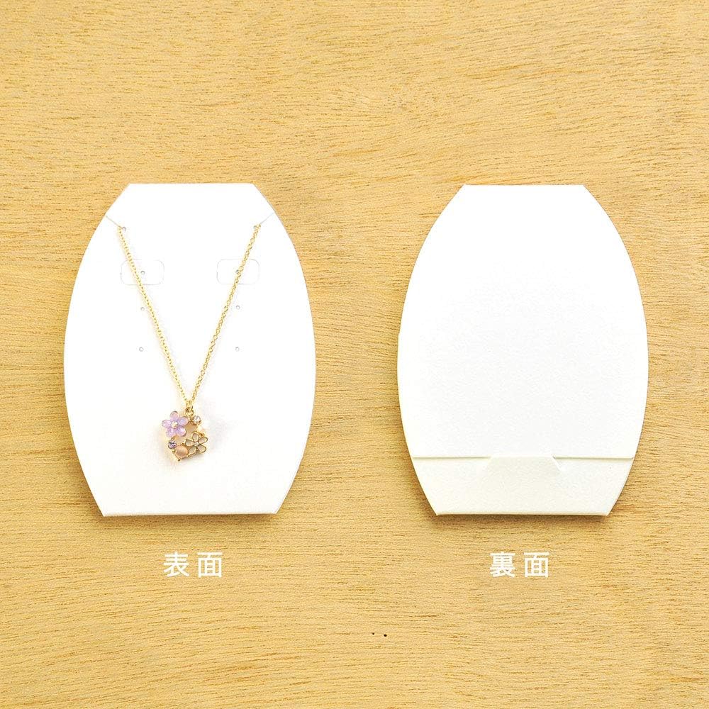 Daishiya D124 Egg-shaped Mount 3-Way Earrings, For Necklaces (Matte Paper, 15 Sheets)