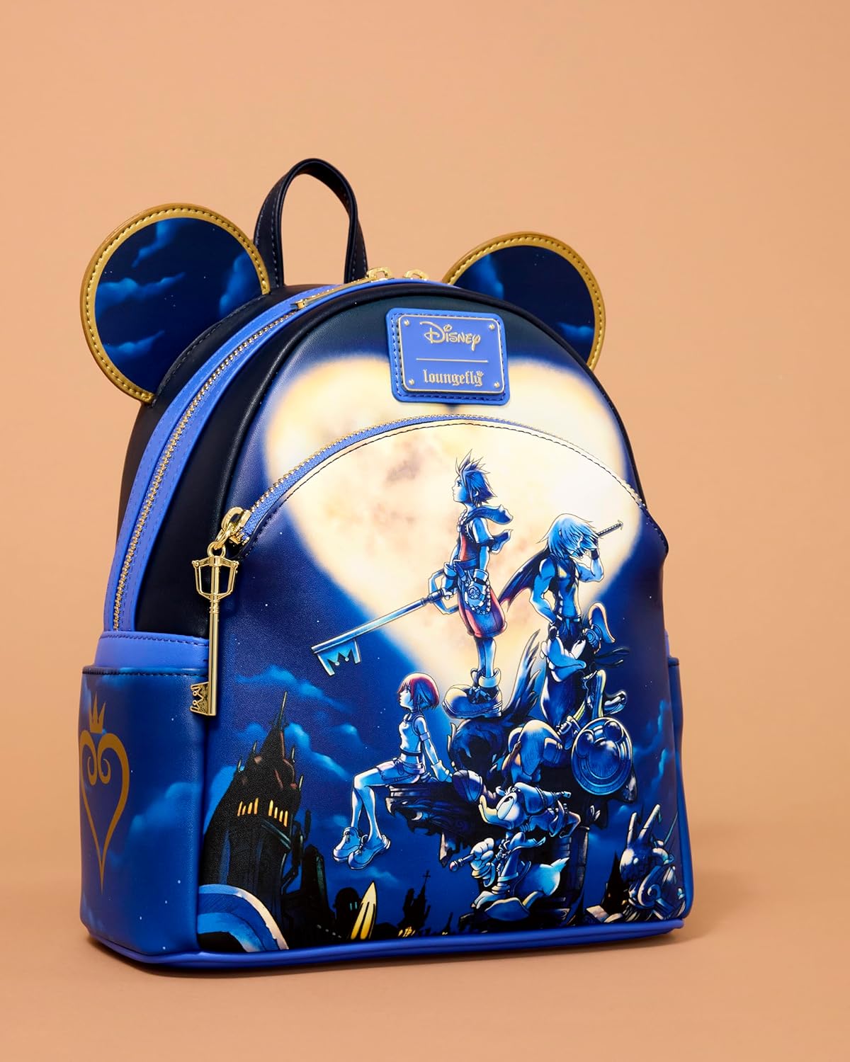 Loungefly Disney Kingdom Hearts Mickey Mini-Mochila, exclusiva de Amazon