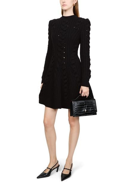 MCQUEEN Mini cable knit dress - Image 6