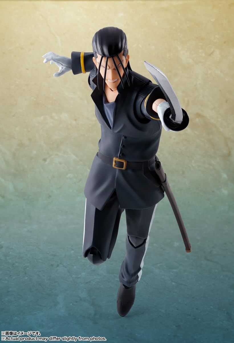 S.H. Figuarts Rurouni Kenshin -Meiji Swordsman Romantic Tan, Hajime Saito, Approx. 6.5 inches (165 mm), PVC & ABS Pre-painted Action Figure