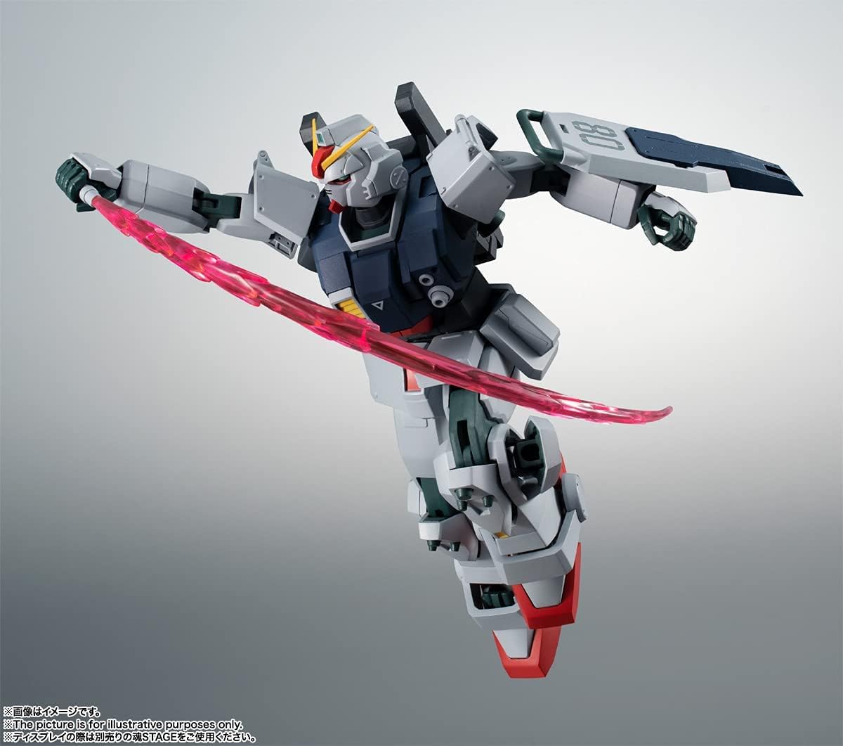 Robot Spirits Mobile Suit Gundam 08 MS Platoon Side MS RX-79 (G) Land Type Gundam Version, A.N.I.M.E. Approx. 4.9 inches (125 mm), PVC & ABS Pre-painted Action Figure