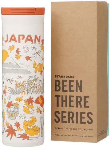 Starbucks Been There Series Stainless Steel Bottle, Japan Limited, 16.1 fl oz (473 ml), Local Limited, White, 16.1 fl oz (473 ml), New Model, Gift, Brand, Christmas