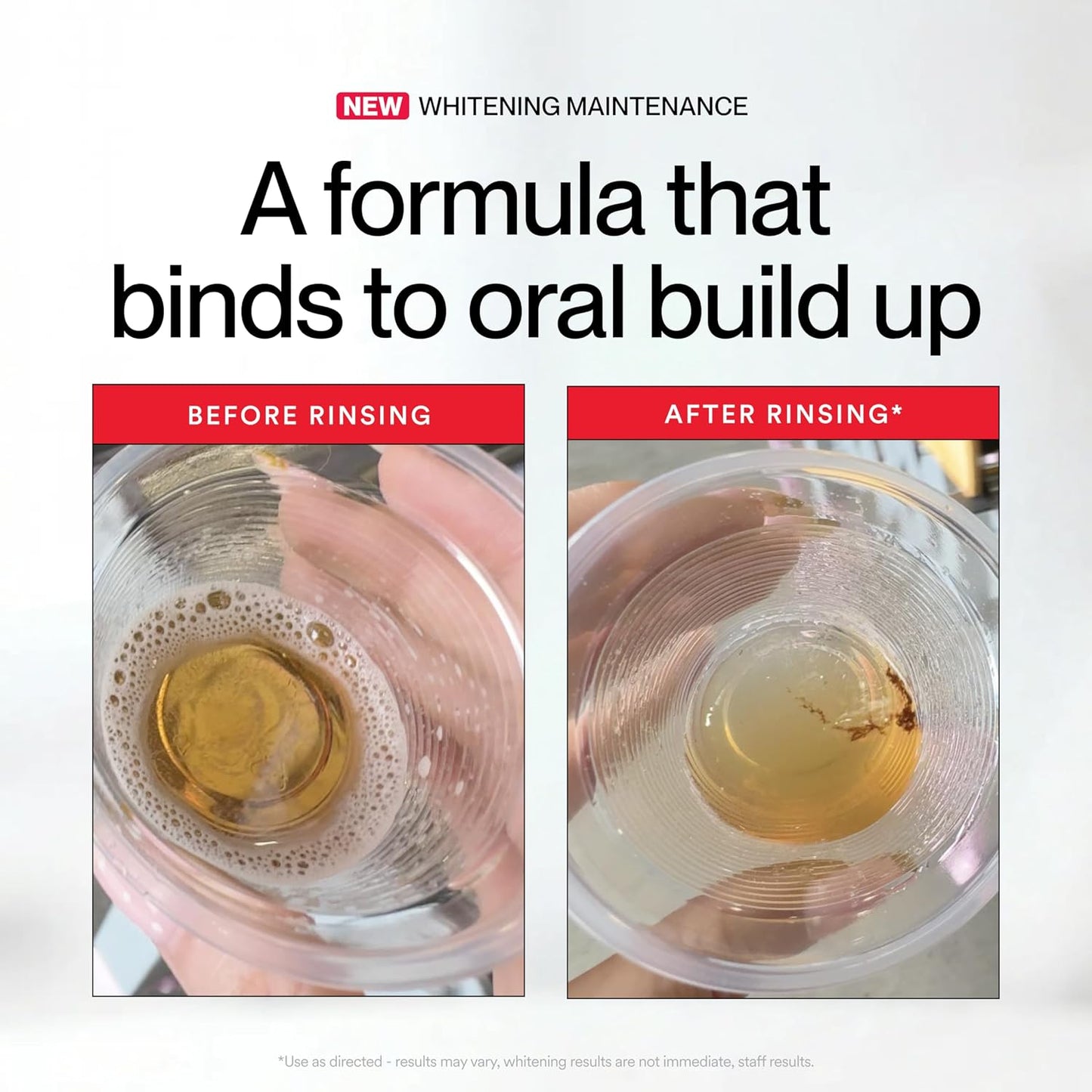 Hismile iD - Enjuague bucal blanqueador de manchas, enjuague bucal que elimina la suciedad para un aliento fresco, enjuague bucal de peróxido de hidrógeno para promover dientes más blancos, enjuague con peróxido con aceites esenciales, 8.0 fl oz