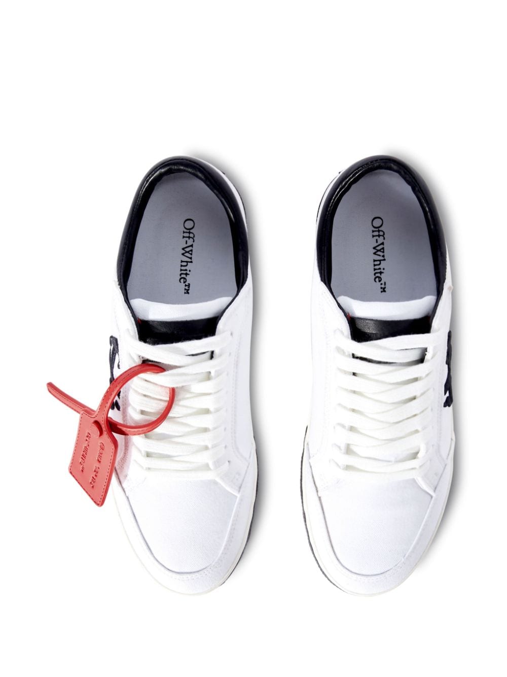 Off Off White Low Vulcanized Canvas Sneakers - Image 6