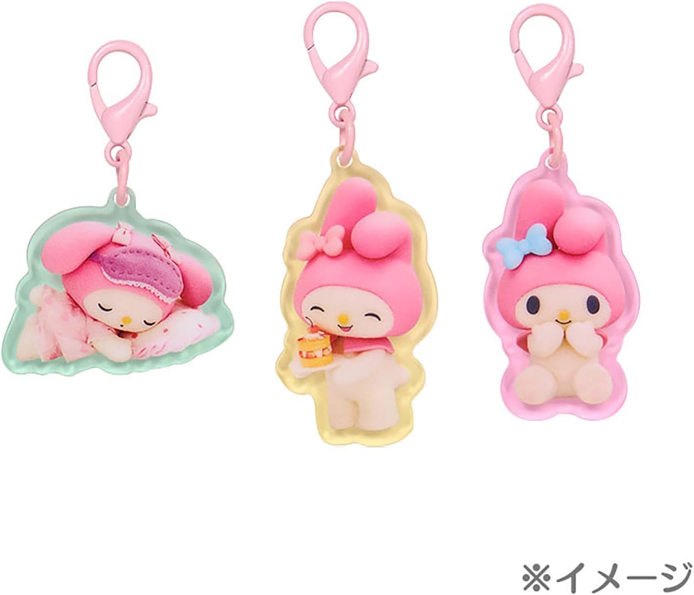 Sanrio Acrylic Keychain (Netflix Original Anime My Melody & Kuromi) Kuromi Acrylic Steel For Ages 3 and Up 883336
