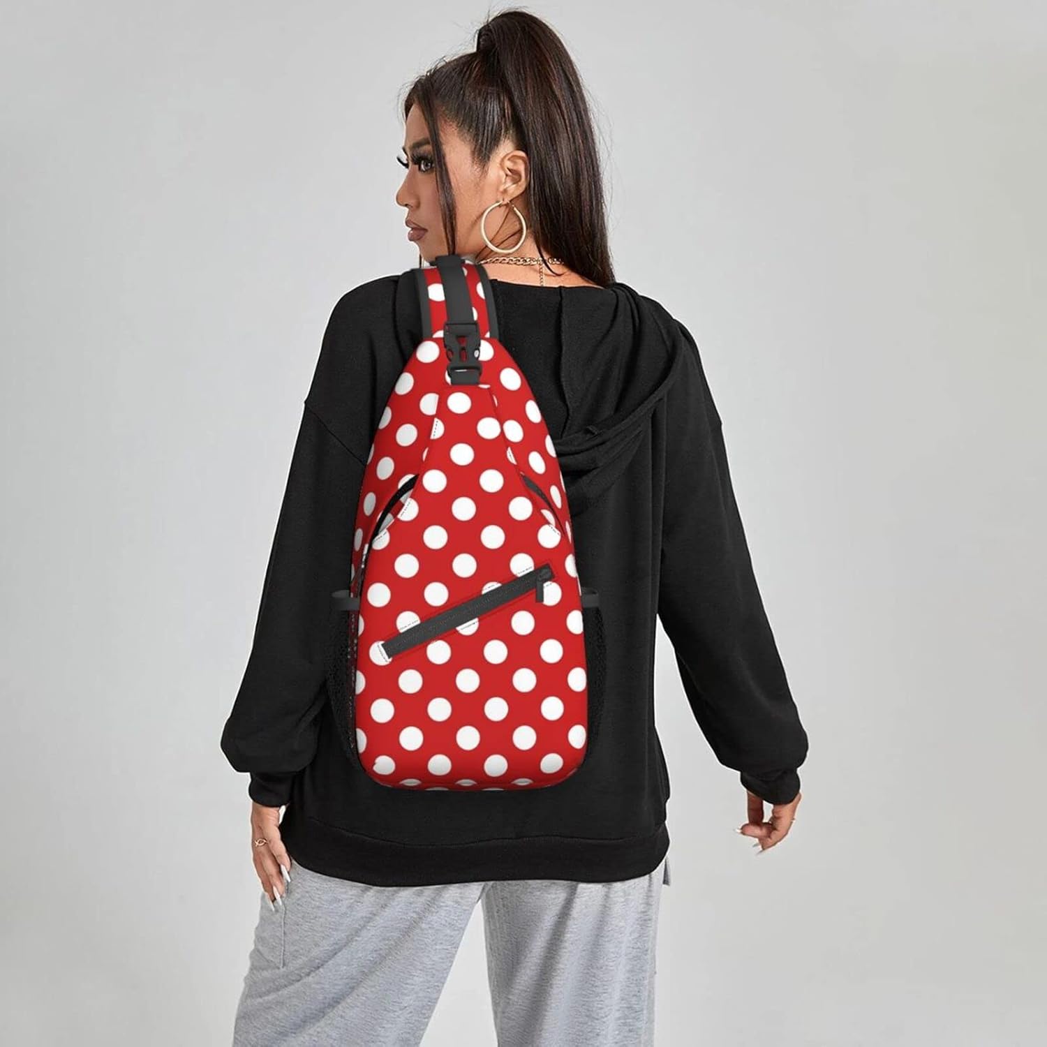 Famame Mochila bandolera para el pecho, bolsa de hombro, gimnasio, ciclismo, viajes, senderismo, mochila para hombres y mujeres, MultiColor37, Tamaño único