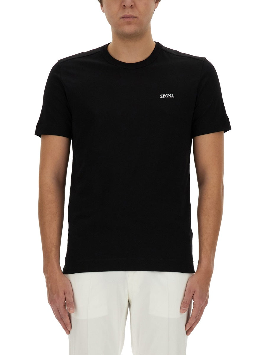 Zegna ロゴ付きのゼンナTシャツ - Image 6