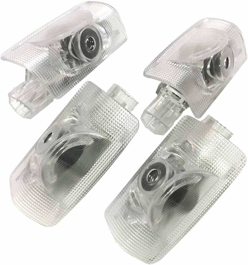 Crown Logo Curtain Lamp, Set of 4, Door Welcome Light, Courtesi Light, Curtain Projection, LED Logo Projection, 17/18/20/200/210 Series Crown Series Car Door Lamp Replacement Part for Crown C 4