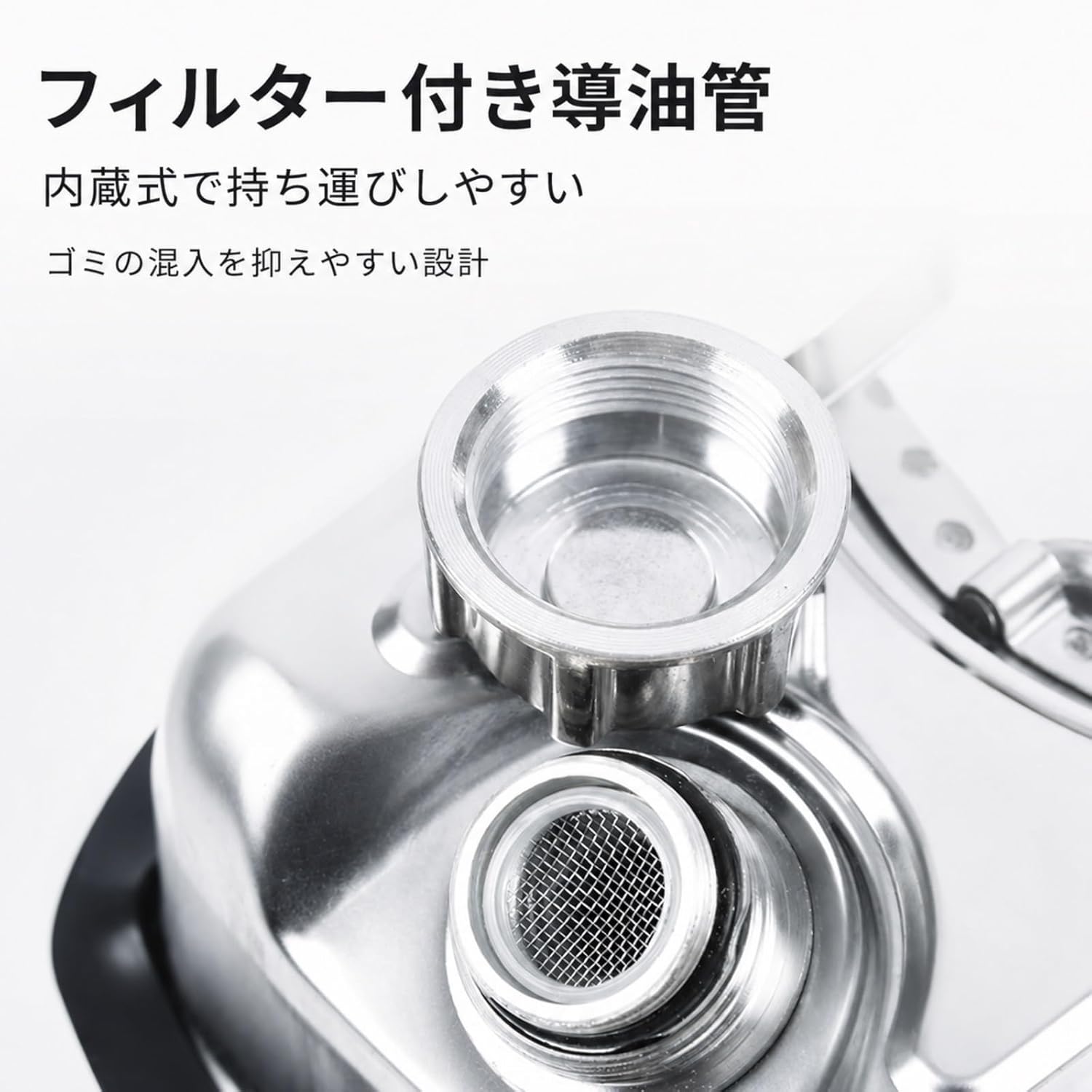 ガソリン携行缶 304ステンレス製 ミニ燃料タンク 3L/5L 携行缶ィルター コンパクト 車載用 バイク ツーリング 発電機 農機具 草刈機 ガレージ 倉庫 キャンプ 屋外作業 給油用品 予備燃料用 ステンレス缶 持ち運びやすい小型サイズ 庭作業 機械整備 給油補助 保管(3L)