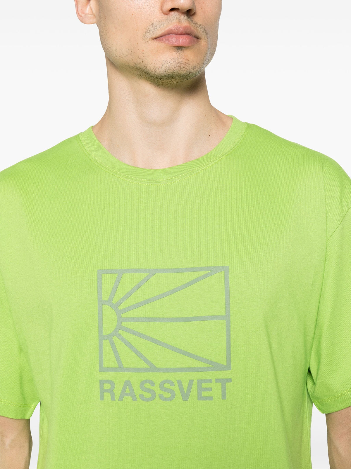 Rassvet Rassvet（Package）Men Big Logo Tee Shirt Knit - Image 6