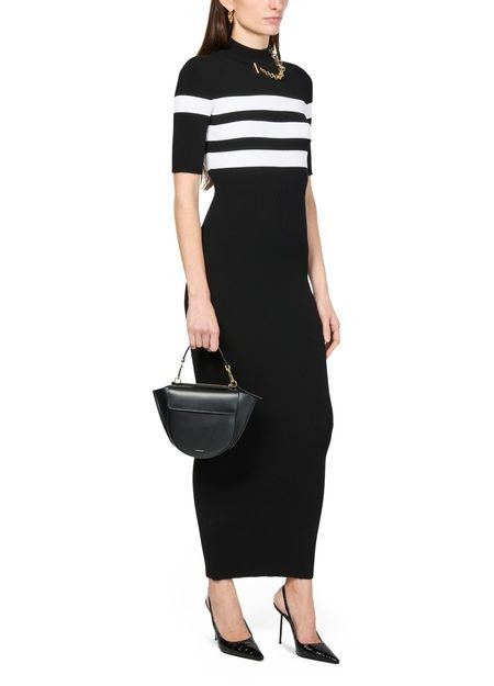 JEAN PAUL GAULTIER ストライプ ビスコースニット製 ロングドレス - Image 6