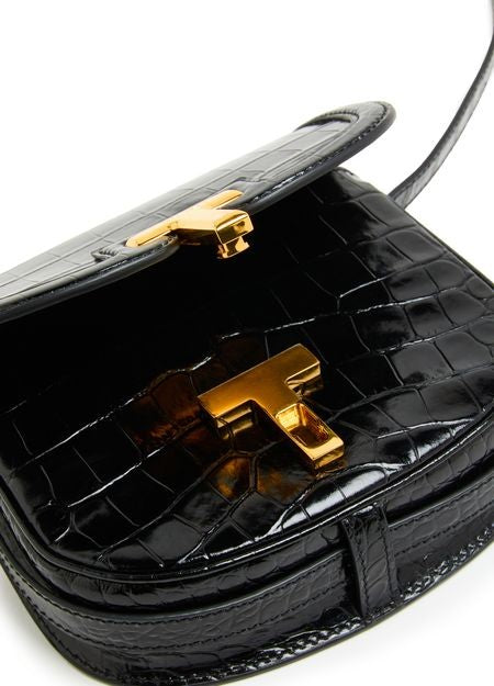 TOM FORD シャイニー スタンプ入り クロコ ミニバッグ - Image 6
