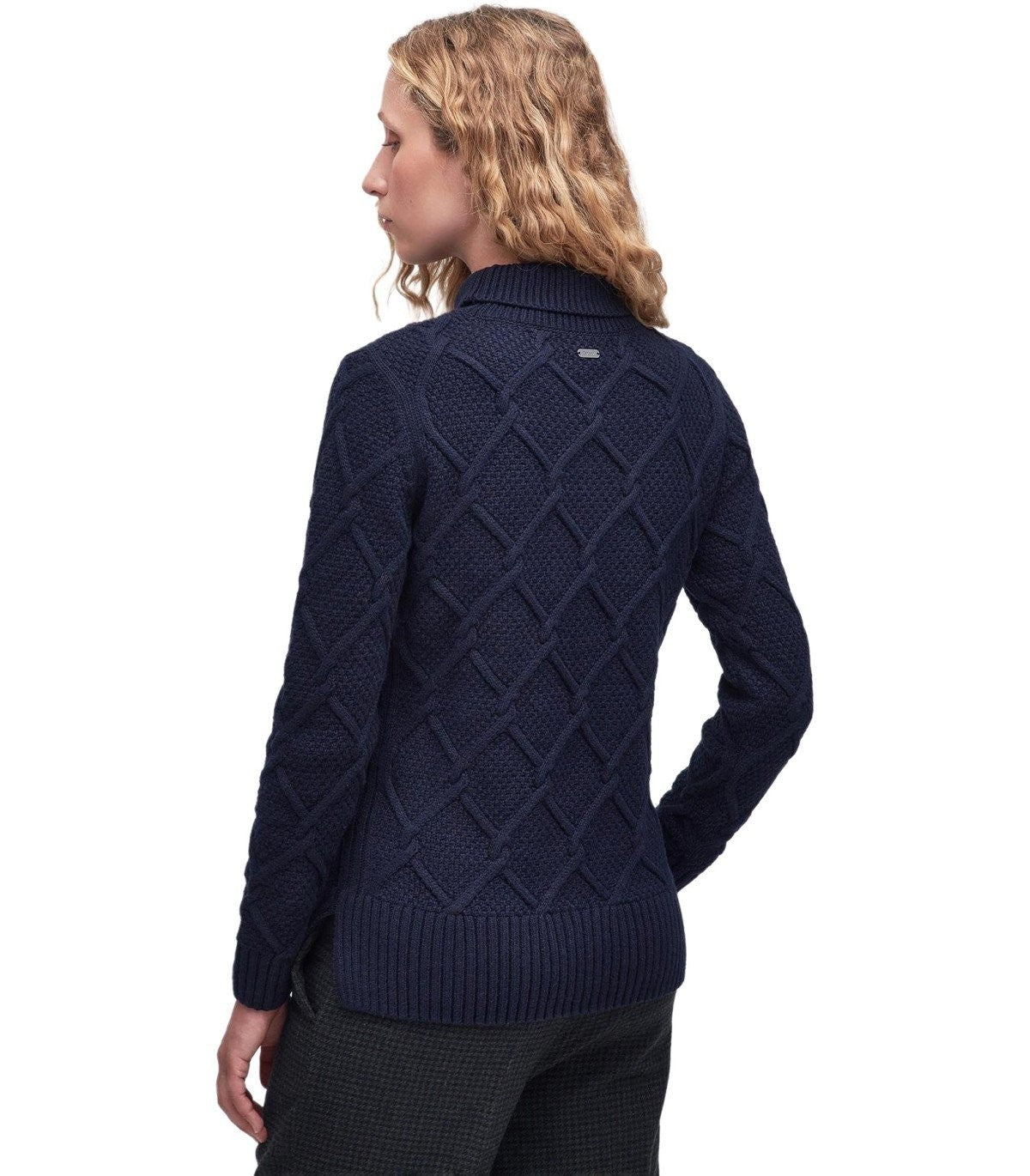 Barbour Barbour Burne Roll Blue Turtleneckジャンパー - Image 6