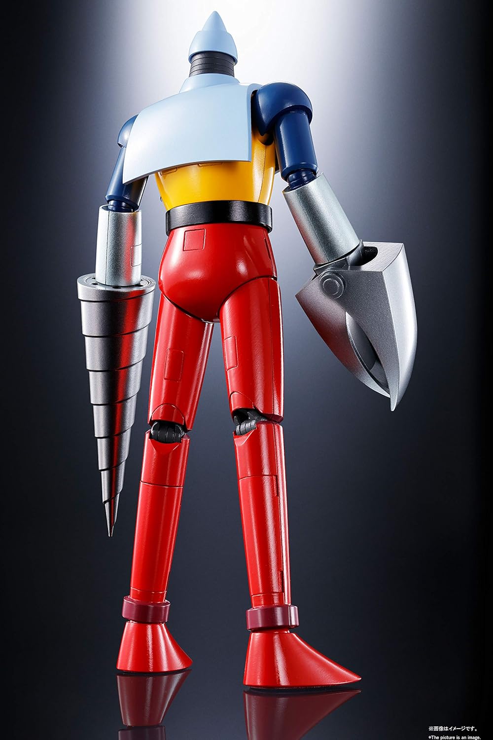 Soul of Chogokin Getter Robot GX-91 Getter 2 & 3 D.C. (Getter 2: Approx. 6.9 inches (175 mm), Getter 3: Approx. 3.5 inches (90 mm), ABS & Die Cast & PVC Pre-painted Action Figure