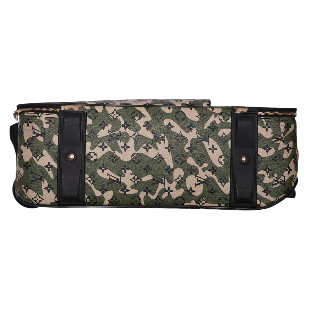 LOUIS VUITTON X TAKASHI MURAKAMI "MONOGRAMOUFLAGE" PEGASE 60 ROLLER SUITCASE
