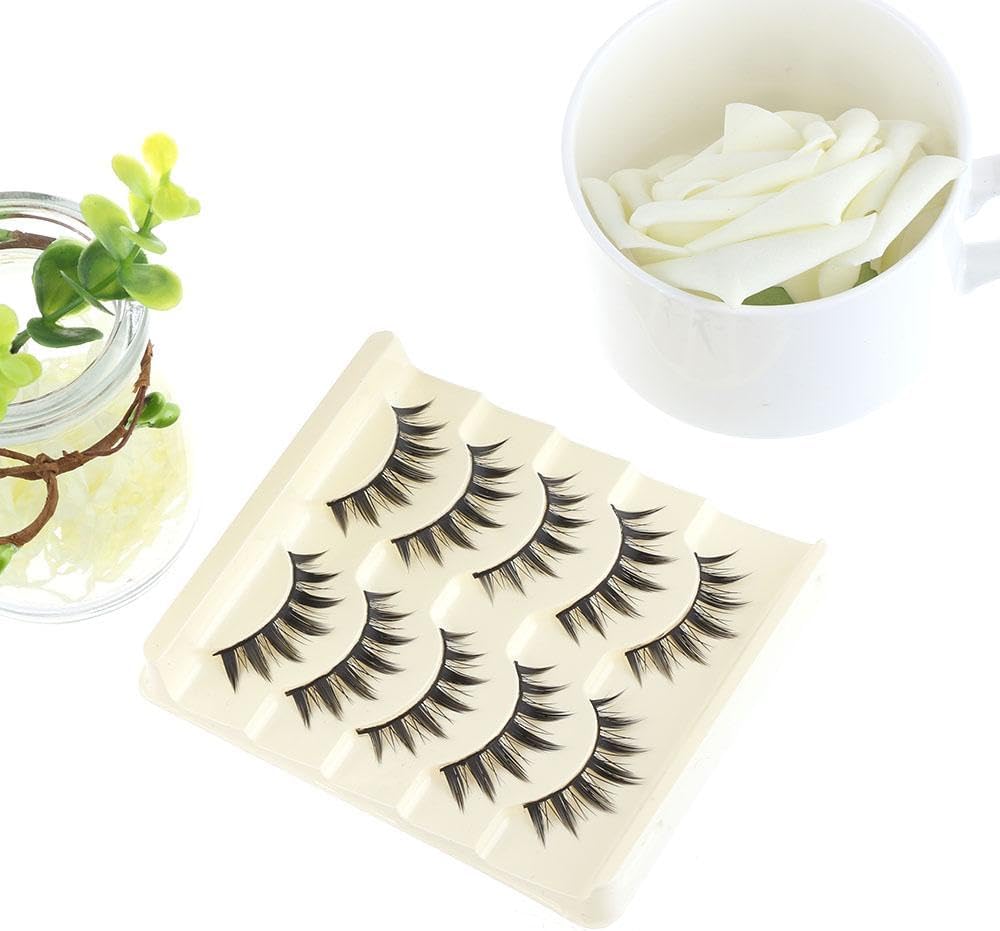 Fake Eyelash Hot Long Thick Beauty Makeup Fashion Natural for 5 Pairs/Set