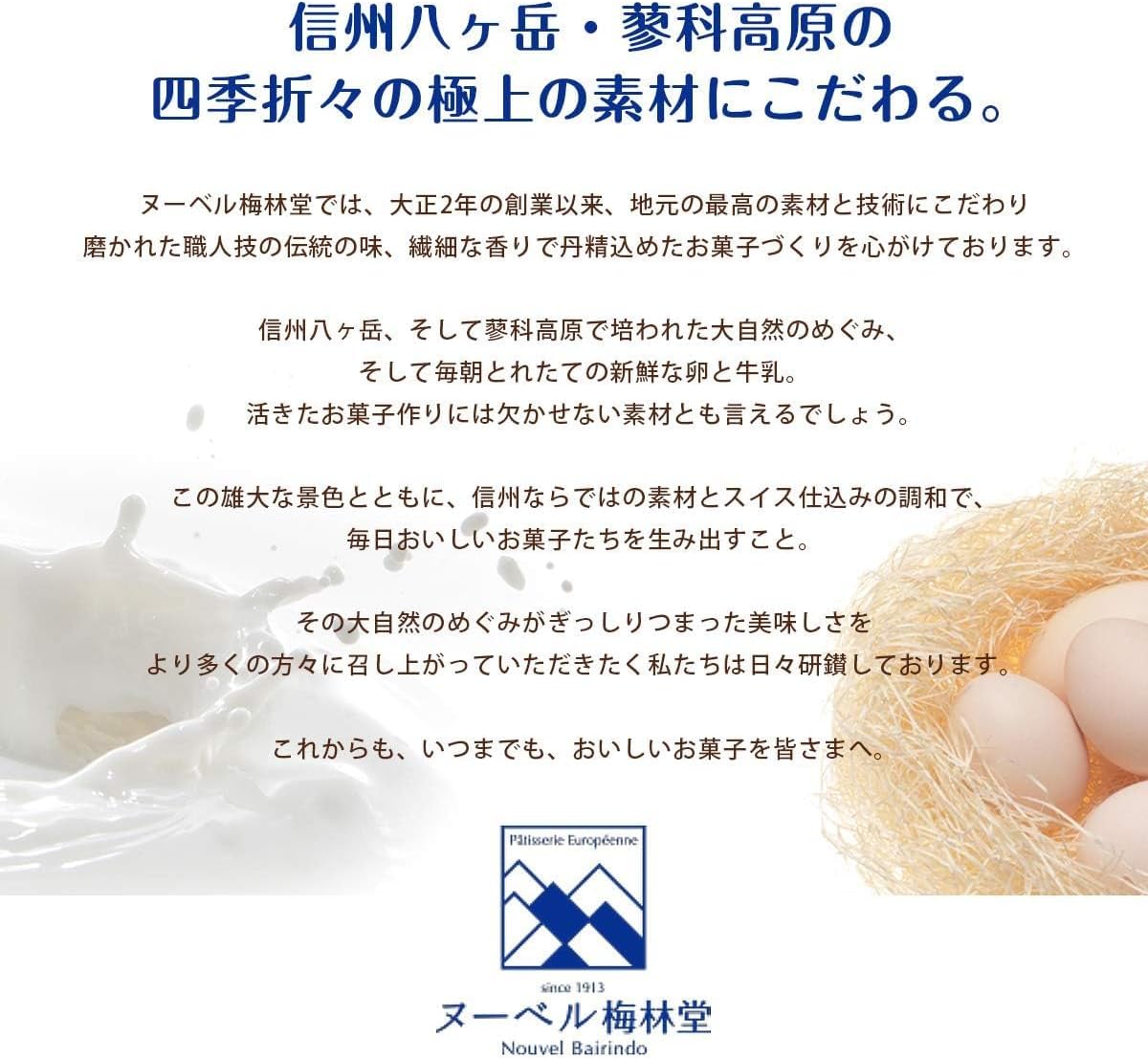 【Value pack with simple packaging】Kurumiyamabiko Half 10-piece set by Nouvel Bairindou, Nagano - Souvenir, sweet candy, caramel, cookies