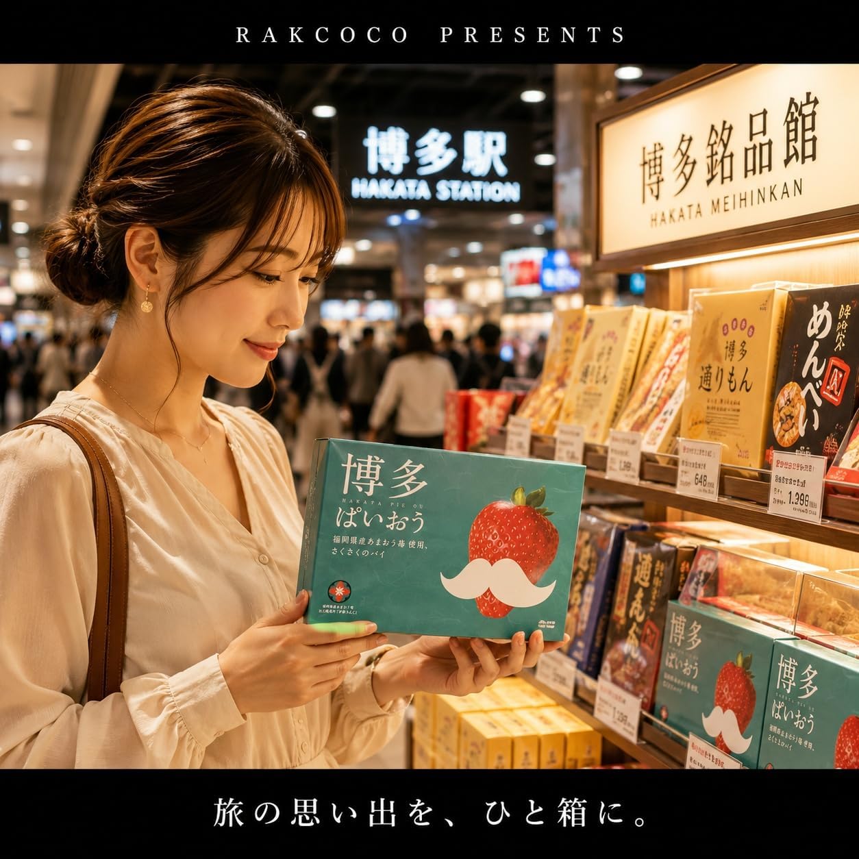 (Fukuoka Limited Product) Ito Kingu Hakata Paio (24 pieces x 1 box), Made with Strawberries from Fukuoka Prefecture, Includes Exclusive Souvenir Bag, Fukuoka Souvenir, Gift, Gift, Sweets, Homecoming