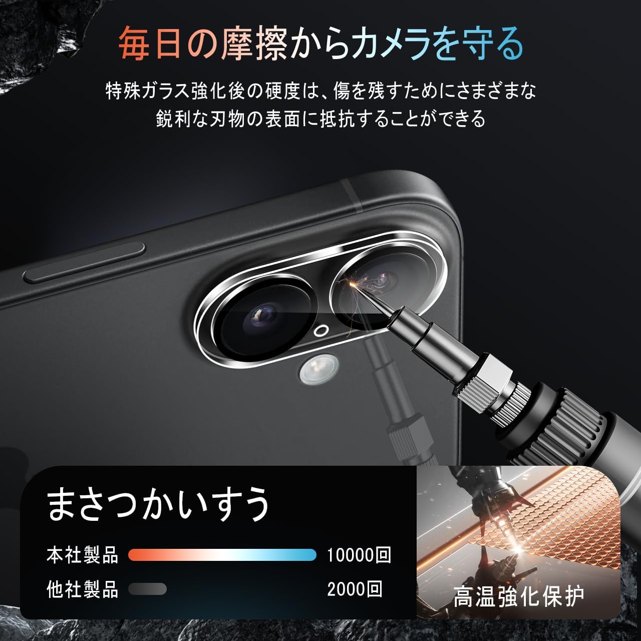 Cronincards Compatible iPhone 17 Camera Film, Lens Protection Film (3 Pieces), Compatible with iPhone 17, Lens Film, Camera Protection, Compatible with iPhone 17, Camera Protective Film, Fingerprint