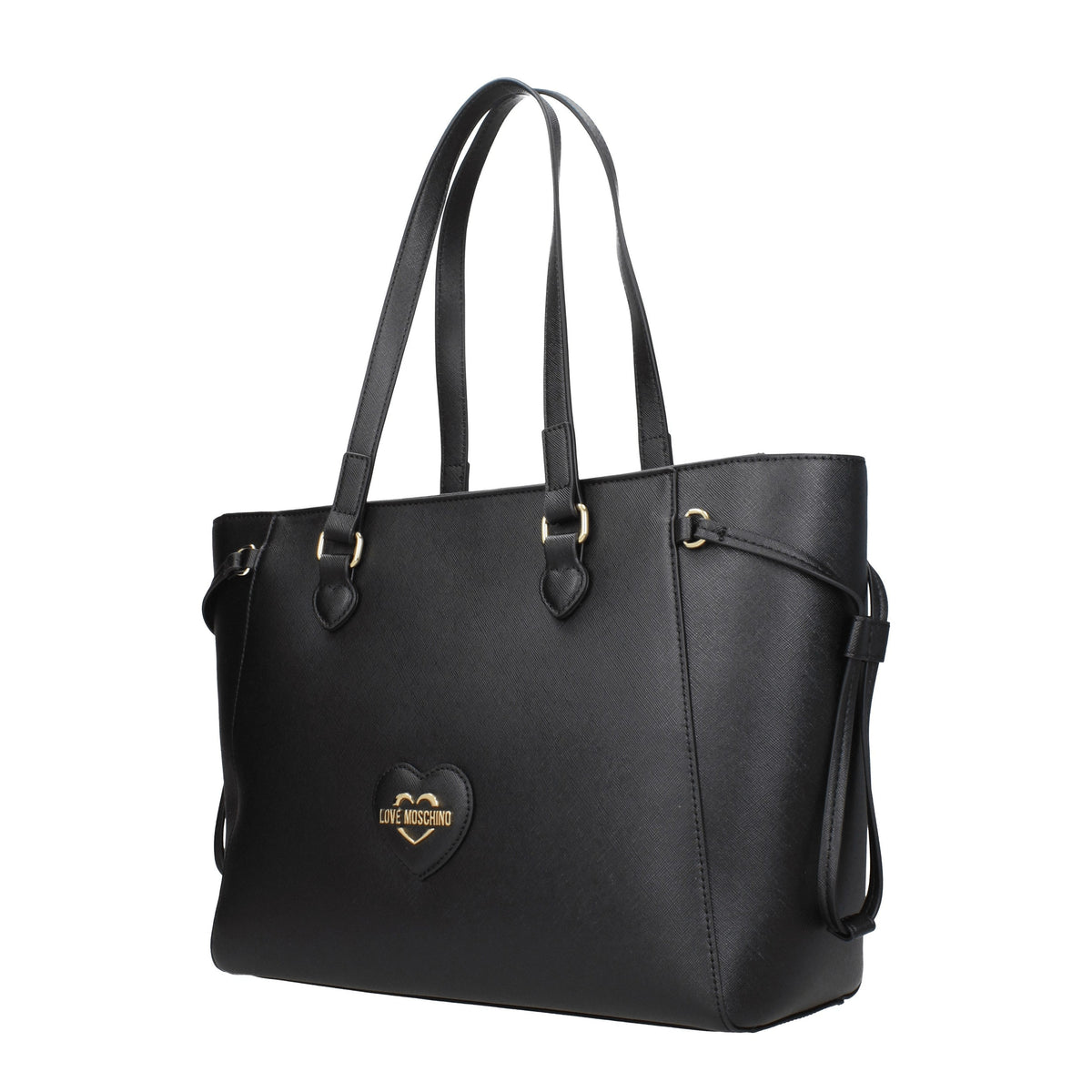 Moschino モスキーノのショルダーバッグエコ女性ポリウレタンブラックが大好きです - Image 6
