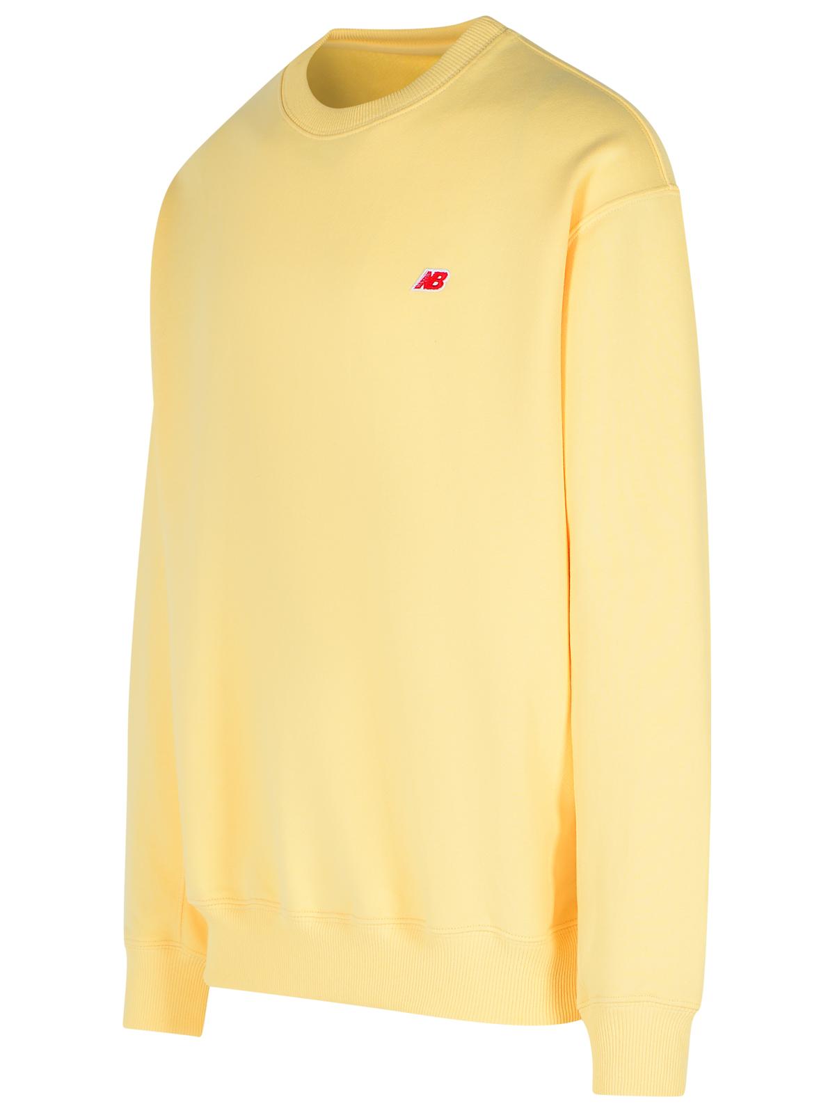 Designer Brand ニューバランスクリームコットンスウェットシャツ - Image 6