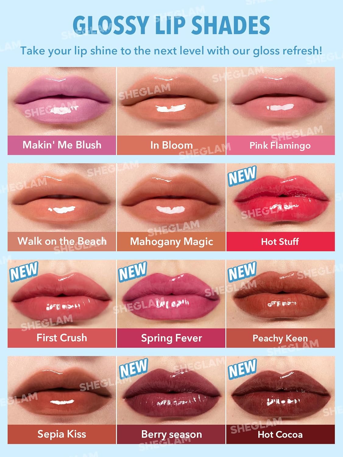 SHEGLAM Plump Lip Plumper with Coconut Oil | Lip Gloss, Bulge, Moist Luster Lipstick