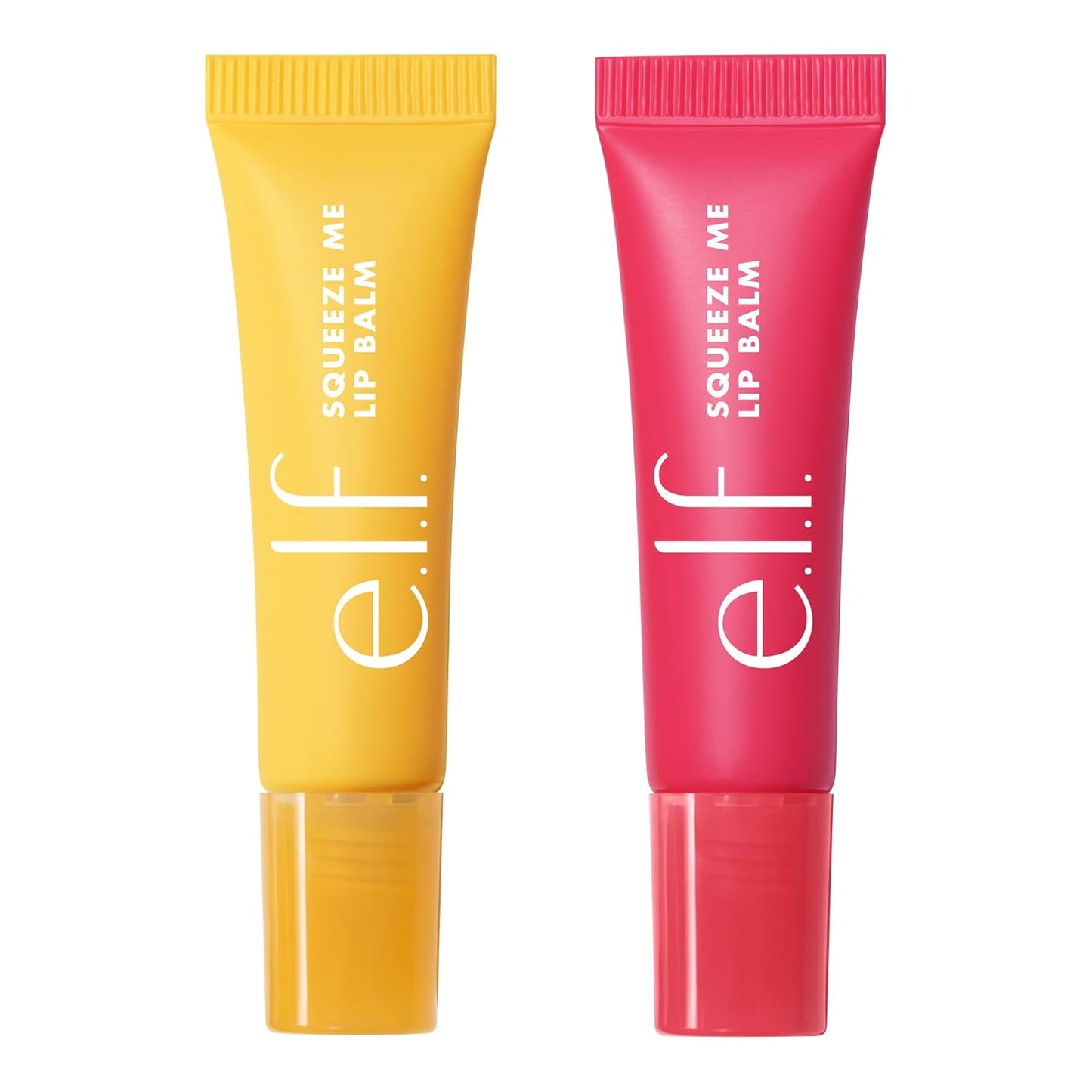e.l.f. Squeeze Me More Lip Balm Duo - Bálsamo hidratante para un tinte de color transparente, fabricado con ácido hialurónico, vegano y libre de crueldad, mango y sandía