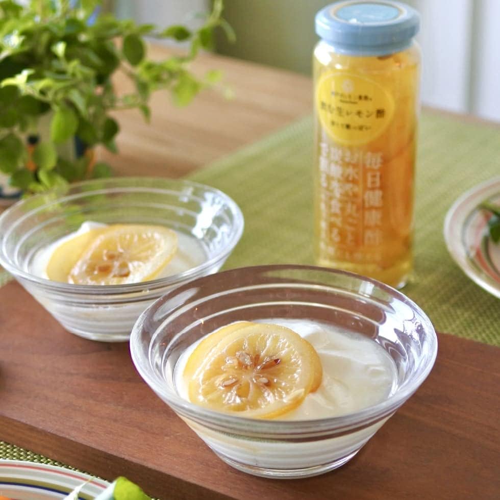 Setouchi Lemon & Apple Vinegar, 7.8 oz (220 g), Lemon, Made in Hiroshima Prefecture, Set of 6, Tau, Chemical Seasoning Additive, Health, Souvenir