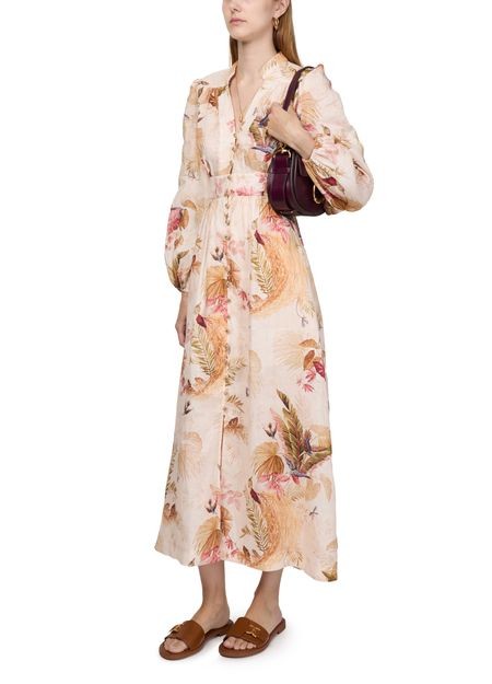 ZIMMERMANN Ascension plunge midi dress - Image 6