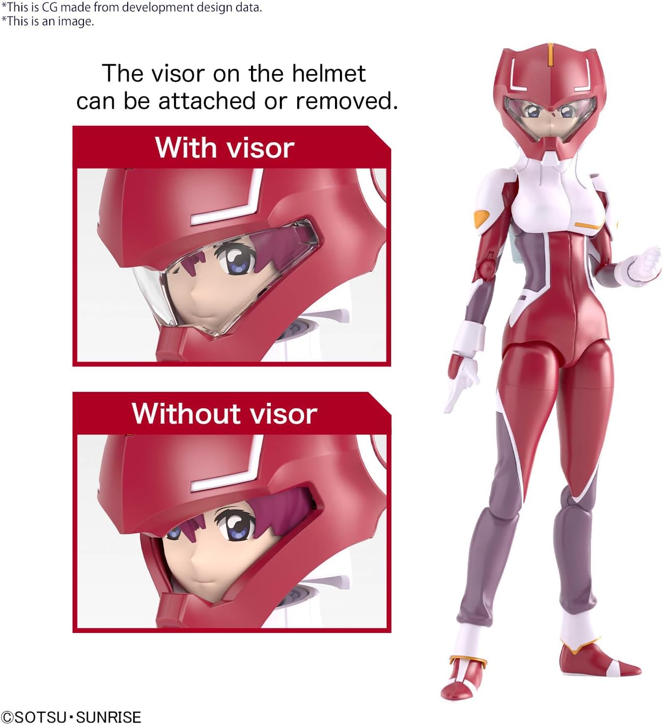 Figure-rise Standard Mobile Suit Gundam SEED DESTINY Lunamaria Hawke Pre-colored Plastic Model