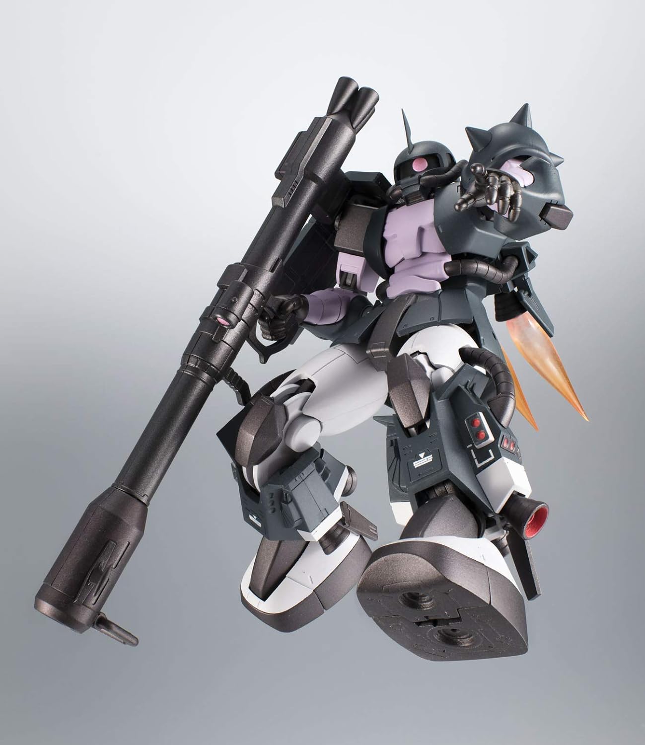 ROBOT Tamashii MS-06R1A Mobile Gundam Suit (SIDE MS) Highly Functional Zaku II Ver. A.N.I.M.E. Black Tri-Stars Approximately 4.9 inches (125 mm), ABS & PVC, Pre-painted, Action Figure