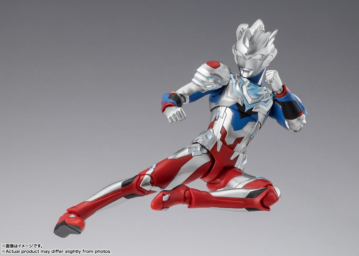 TAMASHII NATIONS S.H. Figuarts Ultraman Z Ultraman Zett Alpha Edge (Ultraman New Generation Stars Ver.), Approx. 5.9 inches (150 mm), PVC & ABS Pre-painted Action Figure