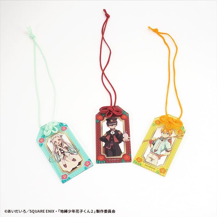 F-toys Confect TV Anime "Jibound Shonen Hanako-kun 2" Amulet Style Acrylic Key Holder, Pack of 10, Candy Toy, Gum (Full Comp )