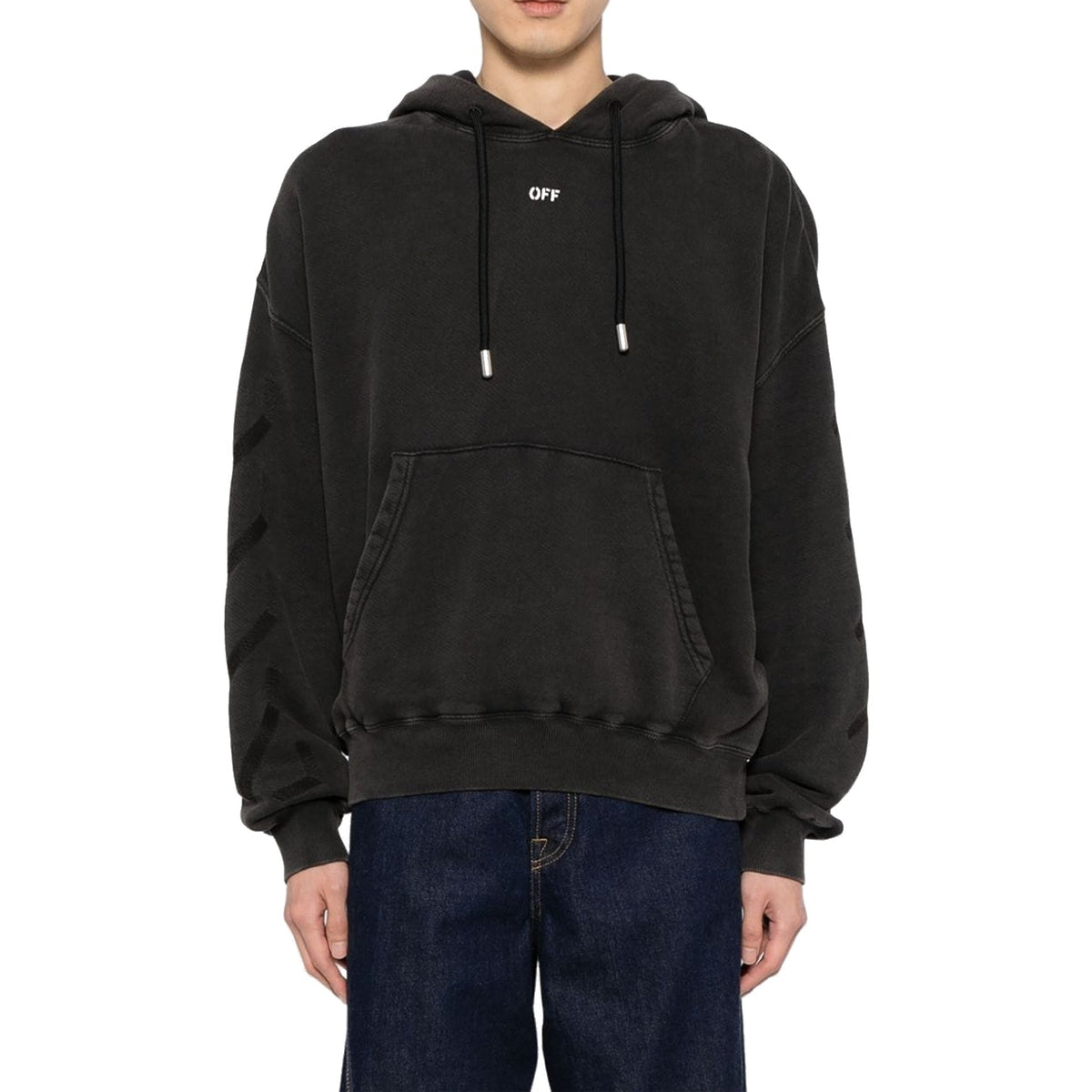 Off Off White Off White St. Matthew Over Cotton Hoodie Sweatshirt - Image 6
