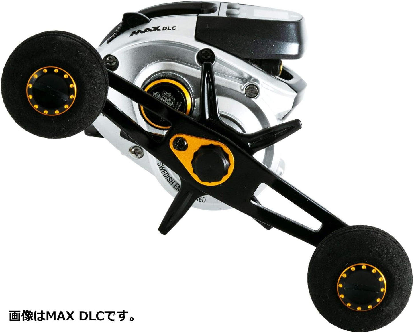 Abu Garcia MAX DLC DLC-H High Gear Model with Digital Line Counter, Right-Hand Retrieve (English Language Not Guaranteed)