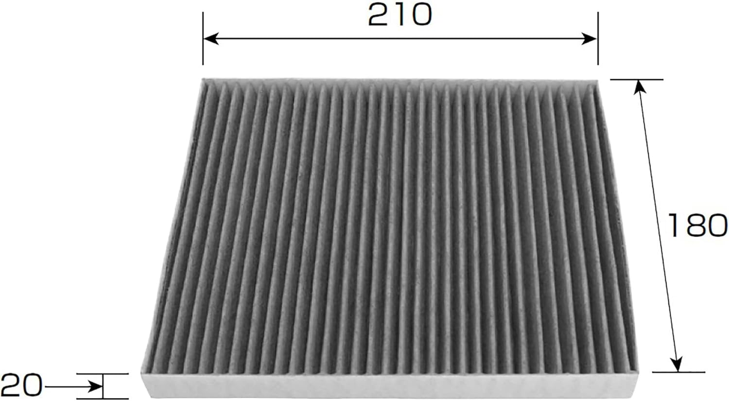 PIAA Procare PCP-S2 Automotive Air Conditioner Filter, High Dust Collecting, Deodorizing, Antibacterial, Blocks Viruses, Pollen, Allergens, For Nissan and Suzuki Vehicles Including Lapin, Palette, Wagon R, Others, 1 Filter