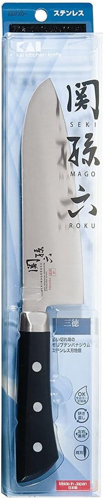 Kai Corporation AB5427 Santoku Knife Seki Sonroku Hohoka 6.5 inches (165 mm)