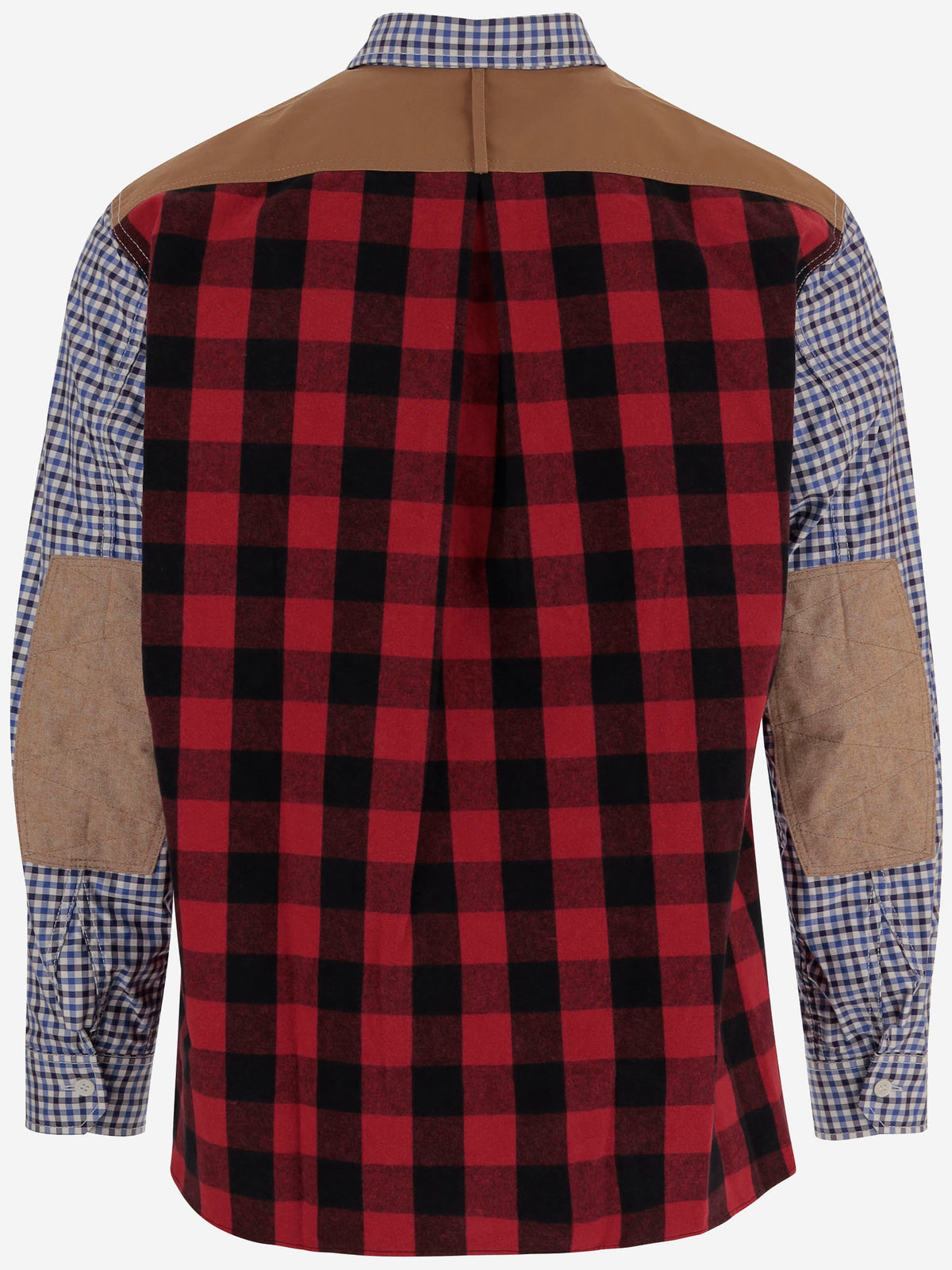 Junya ジュンヤ ワタナベ コントラストチェック柄コットンシャツ - Image 6