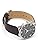 Citizen Eco Drive Radio Watch Men's Solar Radio Wave Genuine Leather Belt with Replacement Strap, Black