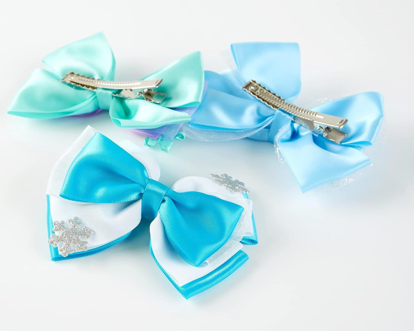 10 pinzas de lazo de pelo de princesa de 4 pulgadas para mujeres y niñas, accesorios para el cabello, set de regalo de fiesta
