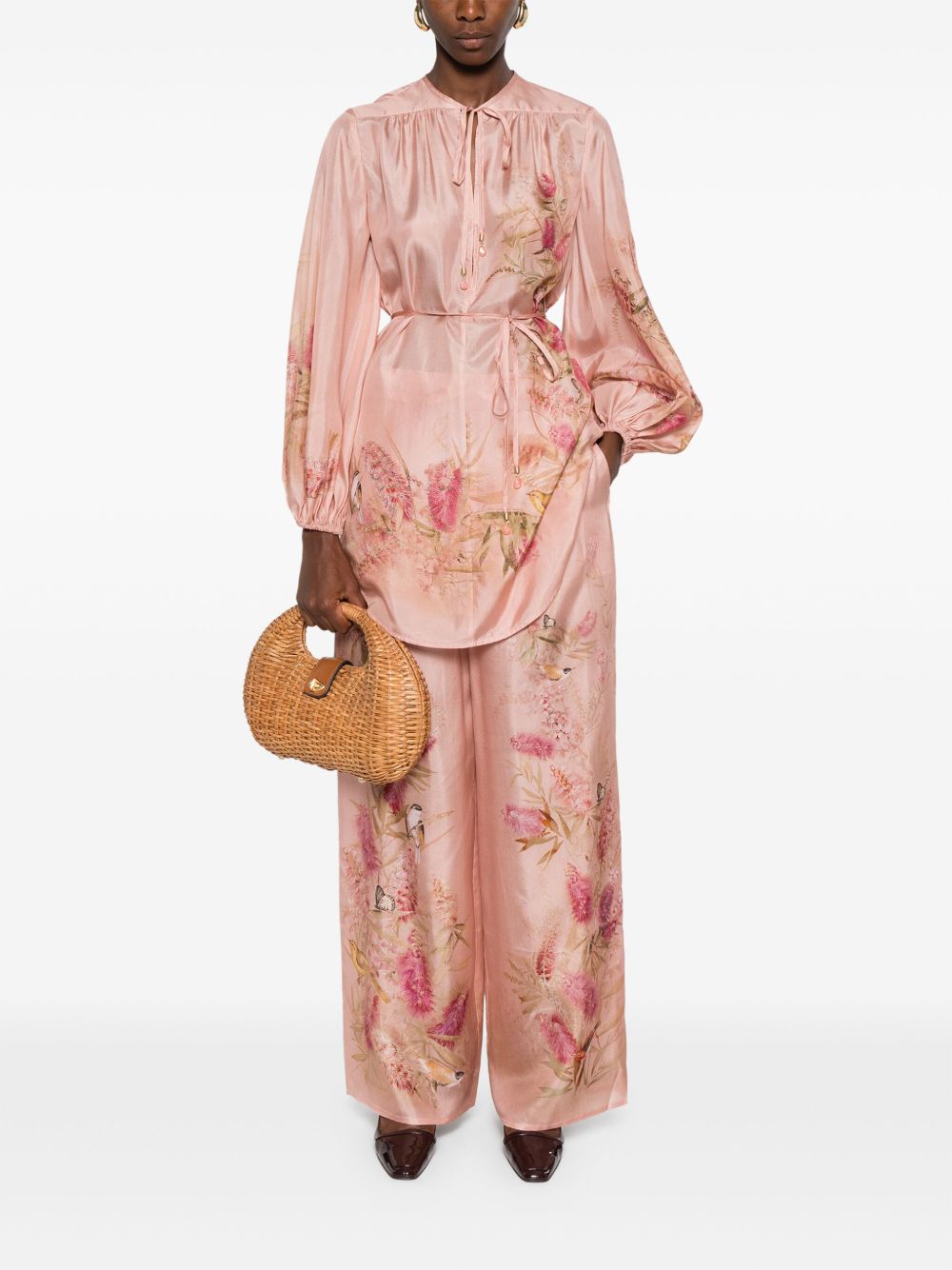 Zimmermann Zimmermann Cascadianプリントシルクトップ - Image 6