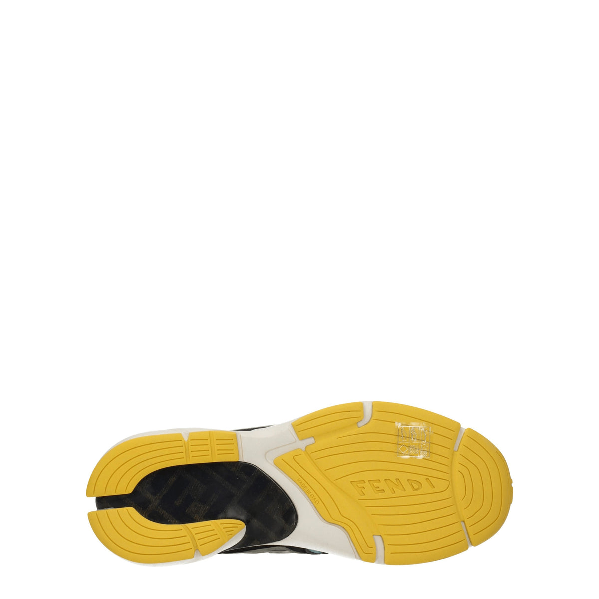 Fendi フェンディスニーカーより速いマン生地グレー/ブラックボード - Image 6