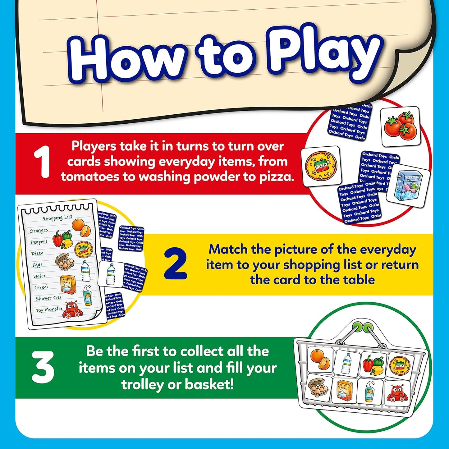 ORCHARD TOYS OCFL03 Shopping List for Ages 3 and Up
